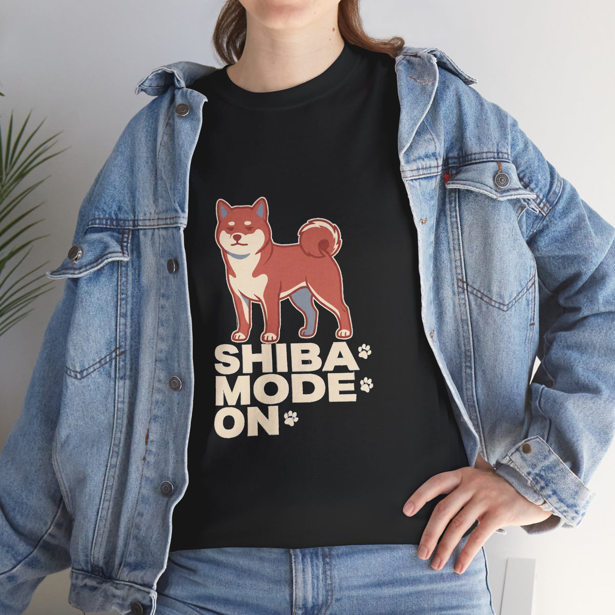 Shiba Mode On — Funny Shiba Inu Dog Tee | Petsy Square