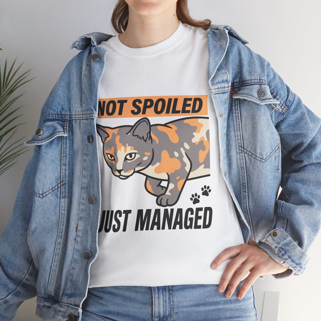 Not Spoiled Just Managed — Funny Cat Lover Tee | Petsy Square