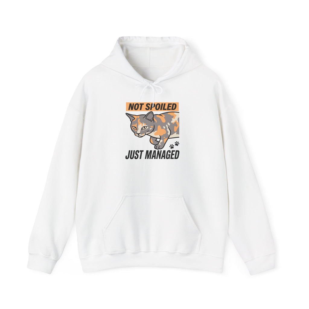Not Spoiled Just Managed — Cozy Cat Lover Hoodie | Petsy Square