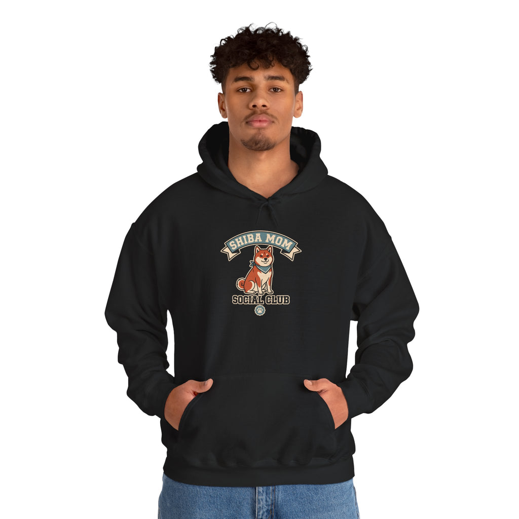 Shiba Mom Social Club — Cozy Shiba Inu Dog Mom Hoodie | Petsy Square