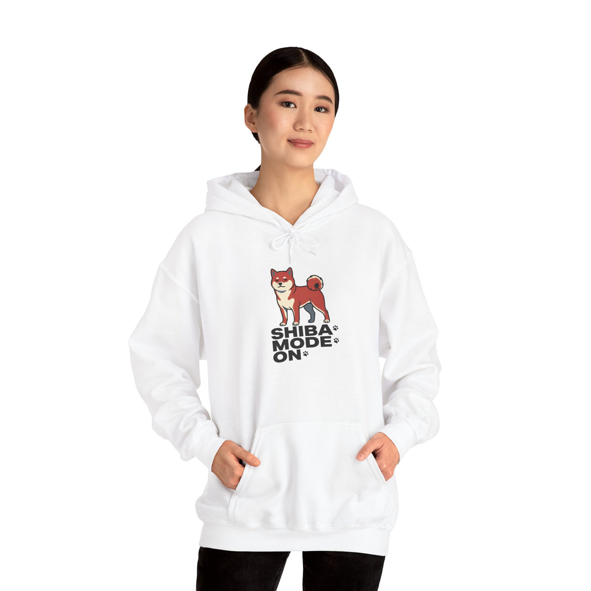 Shiba Mode On — Cozy Shiba Inu Dog Hoodie | Petsy Square