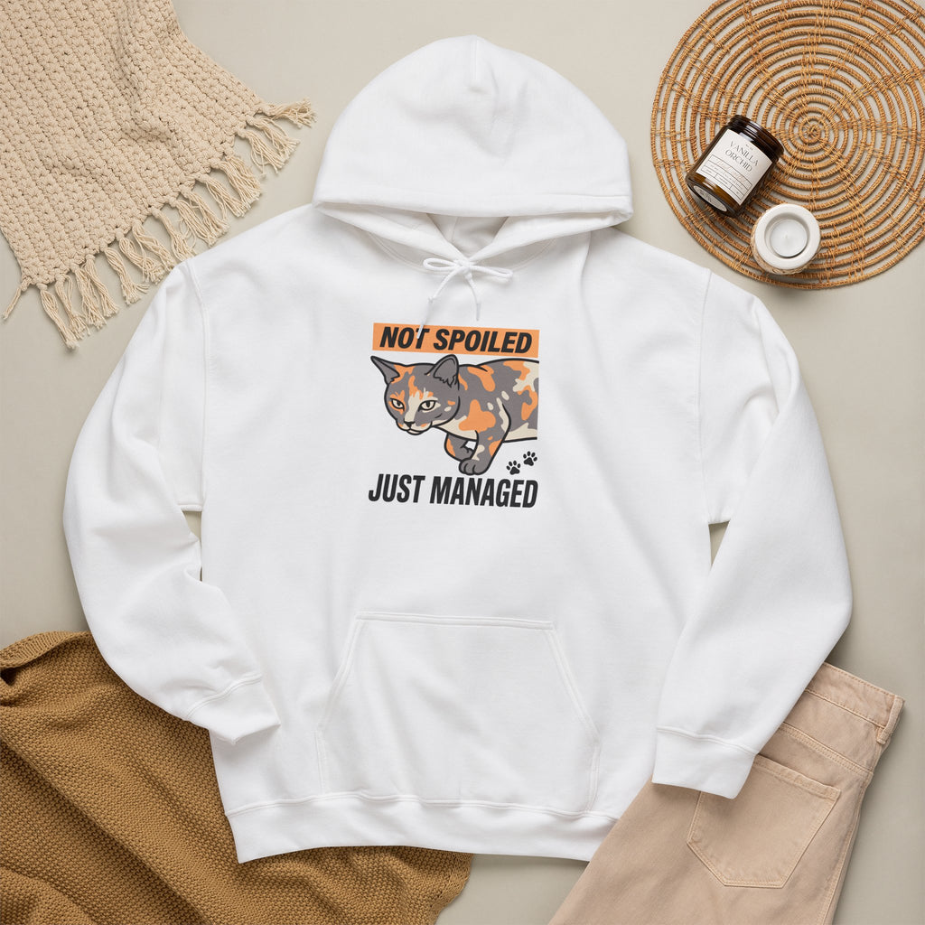 Not Spoiled Just Managed — Cozy Cat Lover Hoodie | Petsy Square