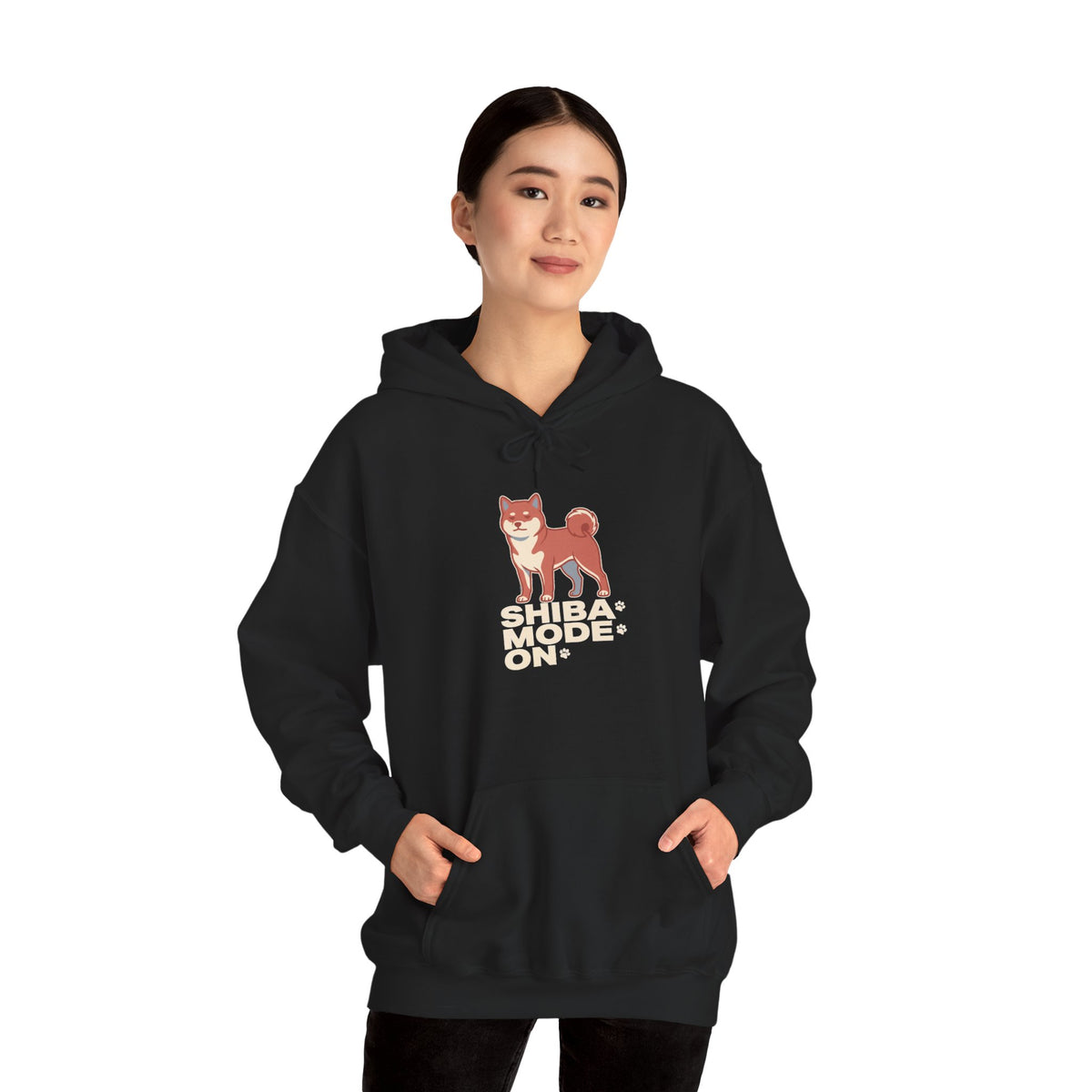 Shiba Mode On — Cozy Shiba Inu Dog Hoodie | Petsy Square