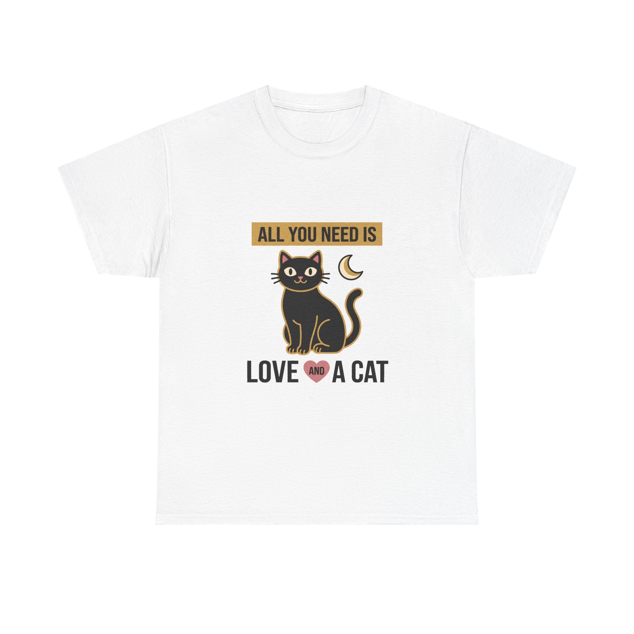 All You Need Is Love And A Cat — Cute Cat Lover Tee | Petsy Square