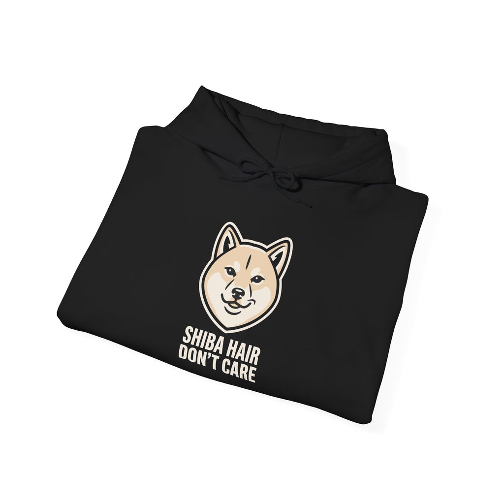 Shiba Hair Don't Care — Sassy Fluffy Shiba Hoodie | Petsy Square