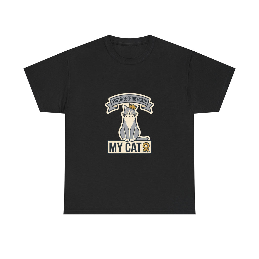 Employee Of The Month: My Cat — Funny Cat Tee | Petsy Square