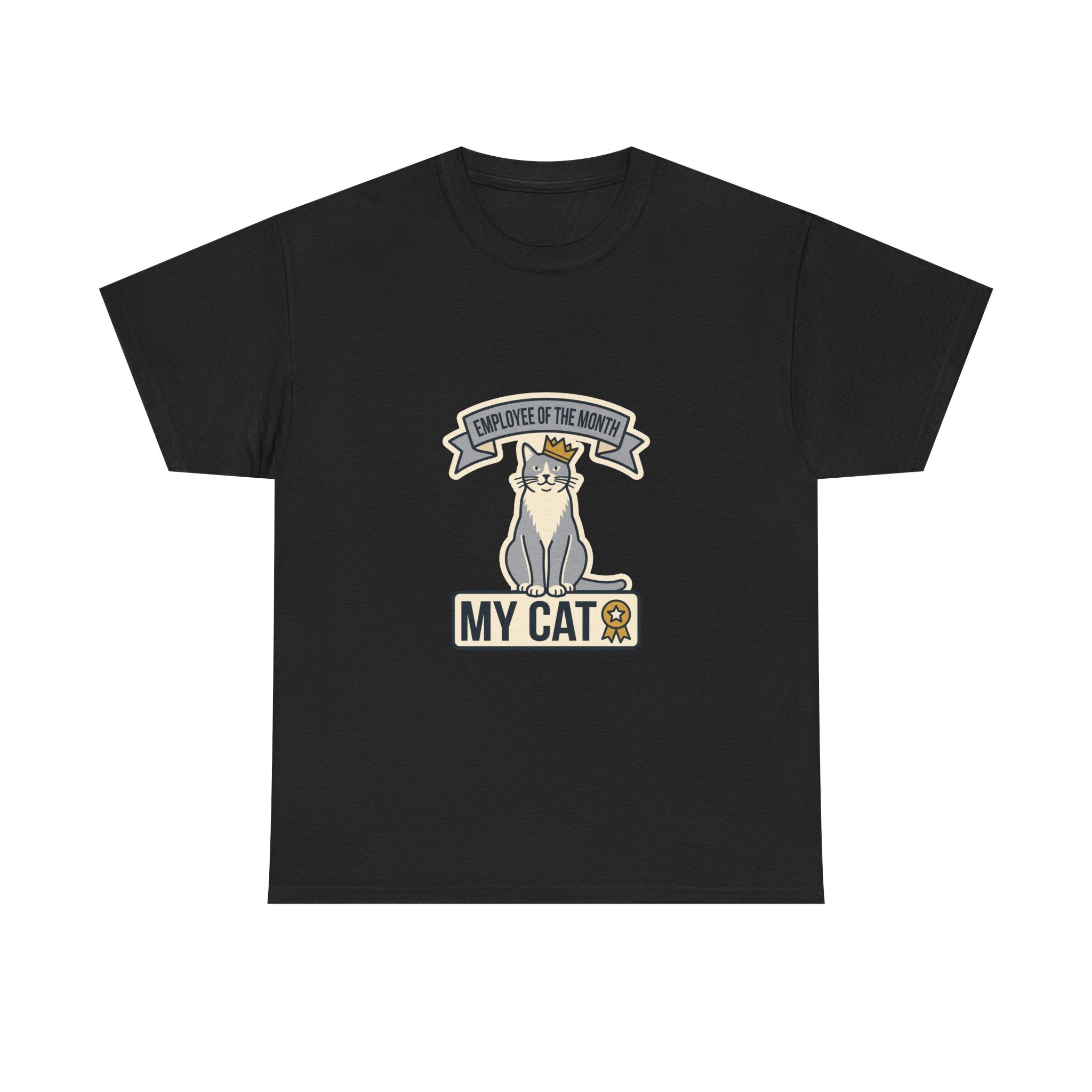 Employee Of The Month: My Cat — Funny Cat Tee | Petsy Square
