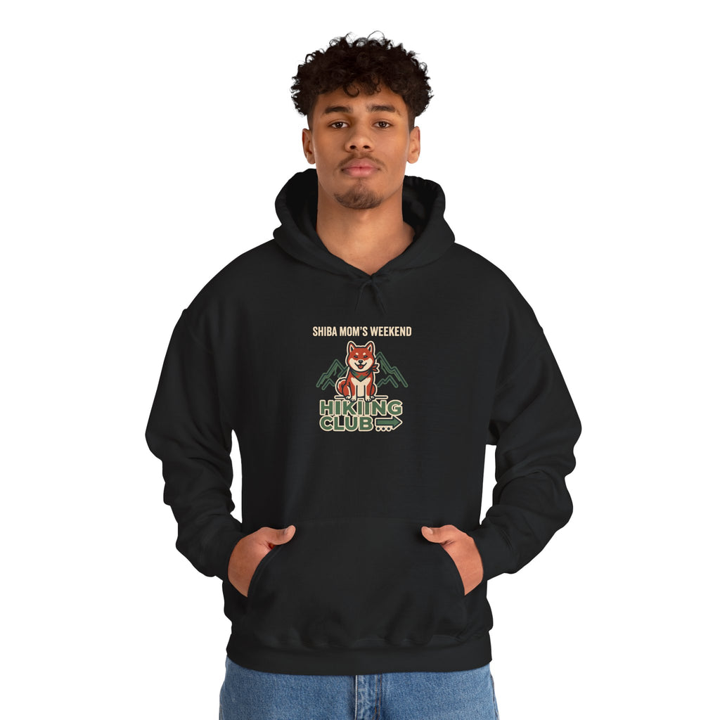 Shiba Mom's Weekend Hiking Club — Cozy Shiba Inu Hoodie | Petsy Square