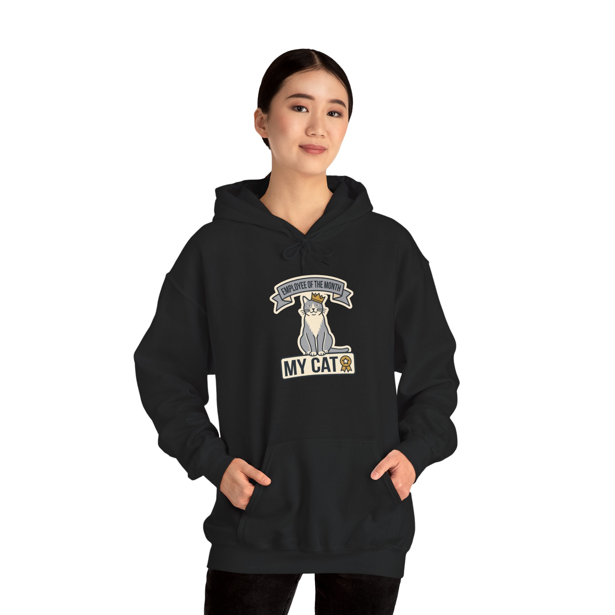 Employee Of The Month: My Cat — Cozy Cat Hoodie | Petsy Square