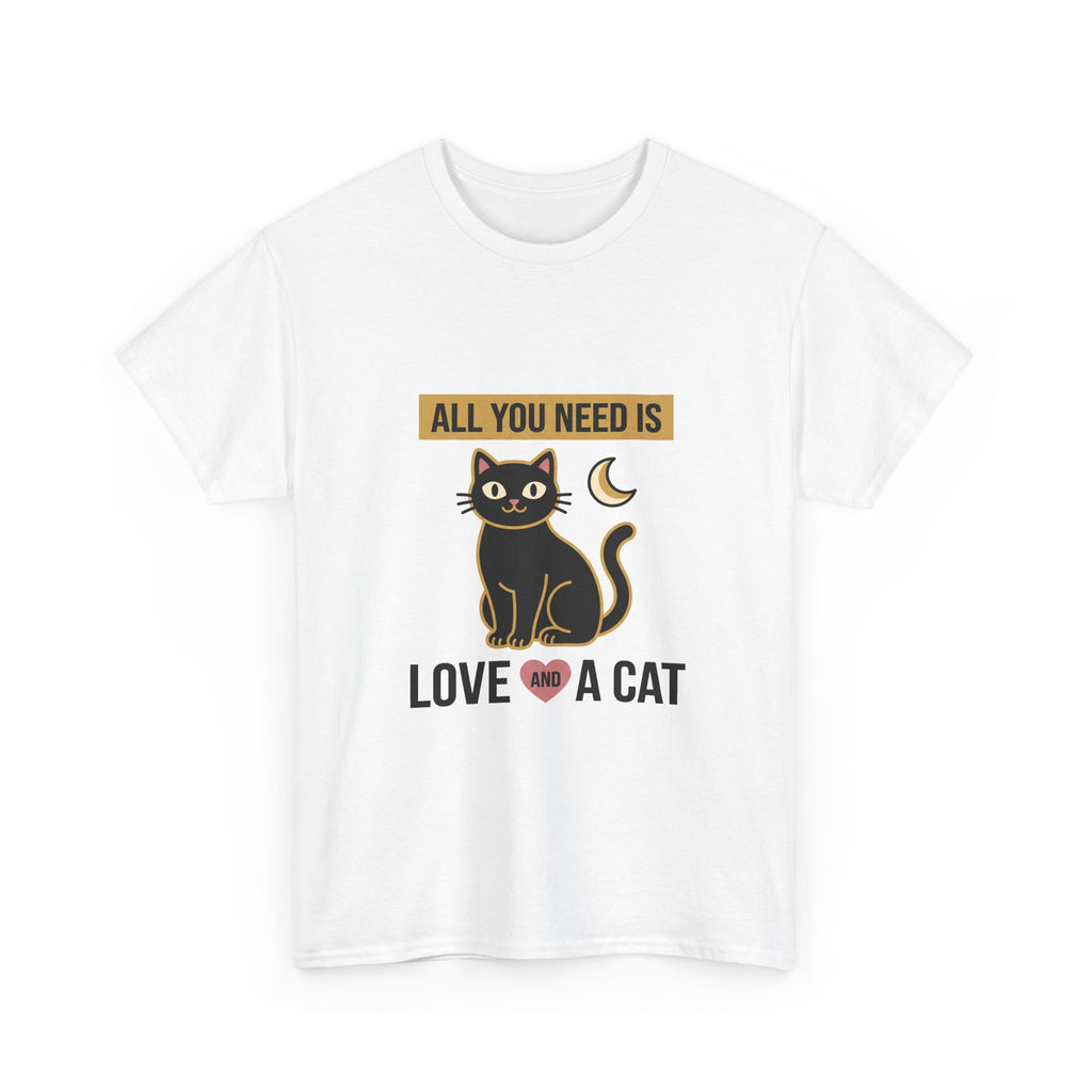 All You Need Is Love And A Cat — Cute Cat Lover Tee | Petsy Square