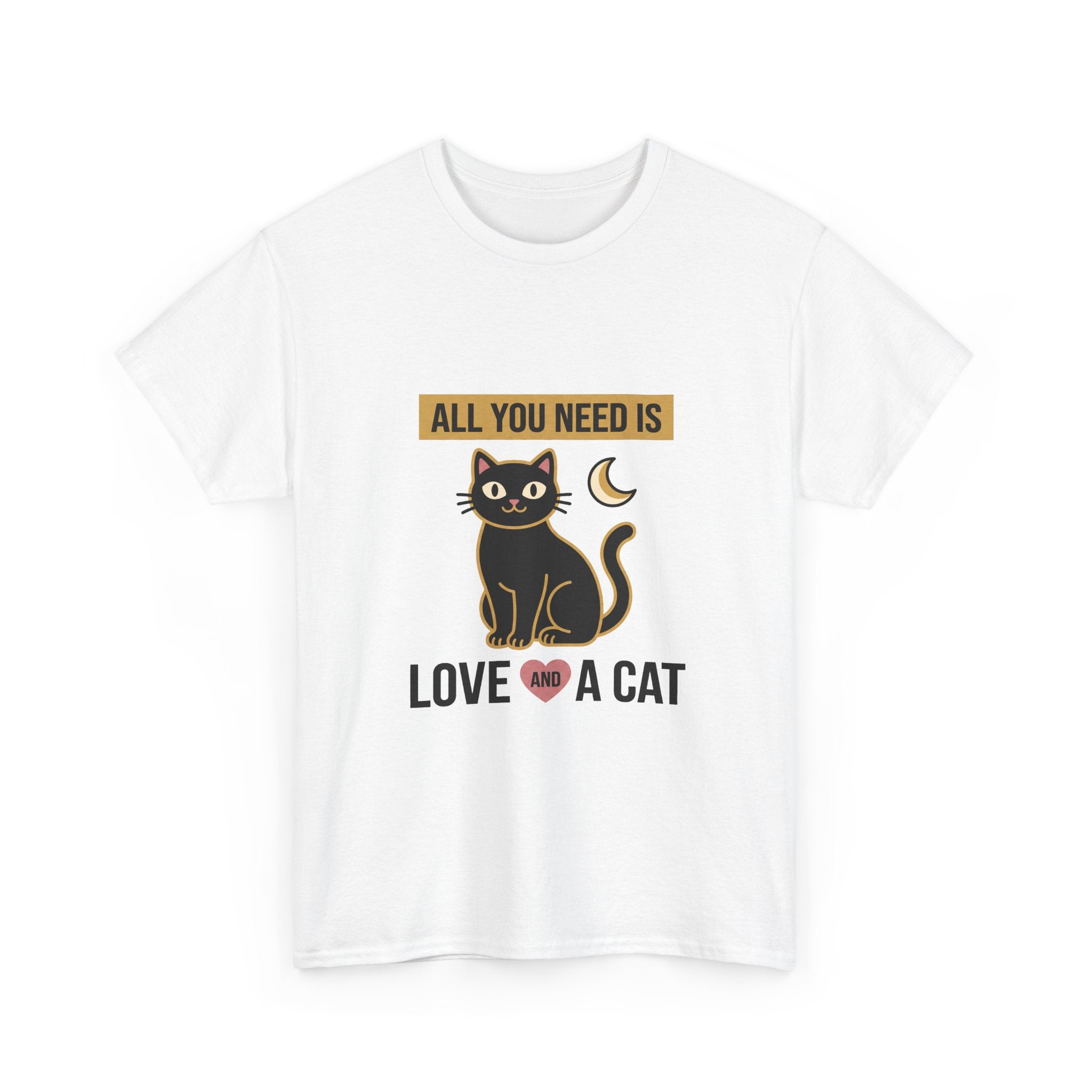 All You Need Is Love And A Cat — Cute Cat Lover Tee | Petsy Square