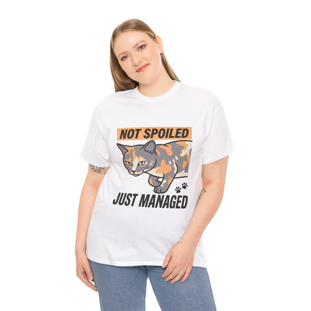 Not Spoiled Just Managed — Funny Cat Lover Tee | Petsy Square