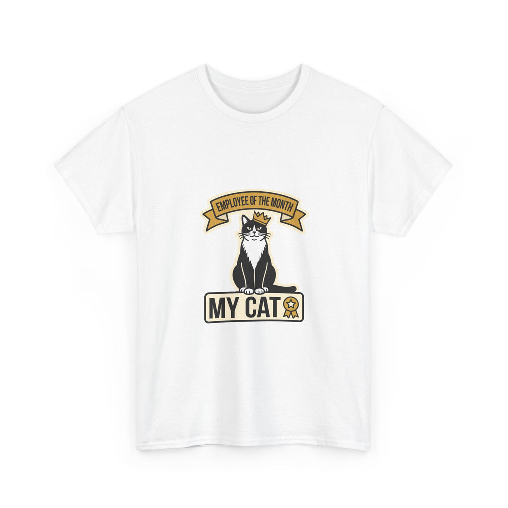 Employee Of The Month: My Cat — Funny Cat Tee | Petsy Square