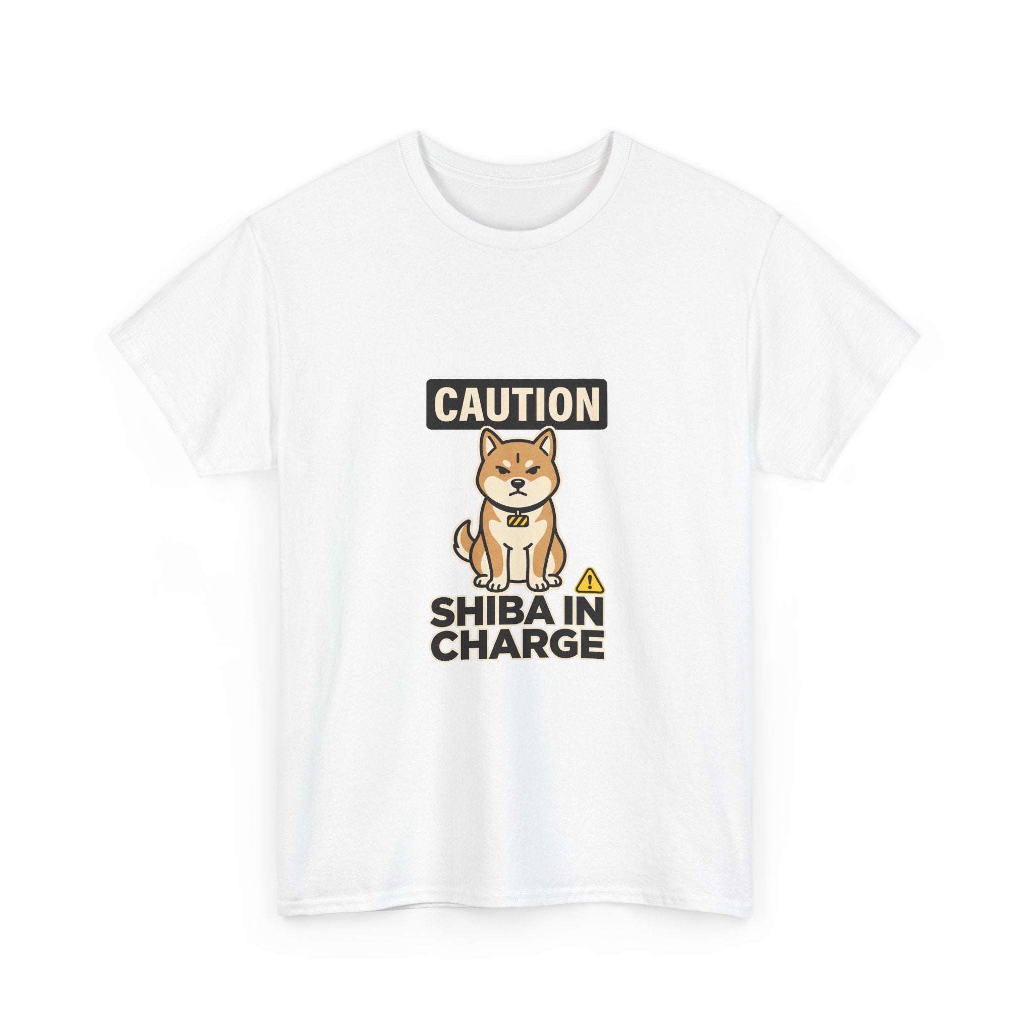 Caution Shiba In Charge — Funny Shiba Inu Dog Lover Tee | Petsy Square