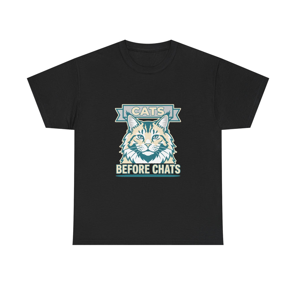 Cats Before Chats — Funny Introvert Cat Lover Tee | Petsy Square