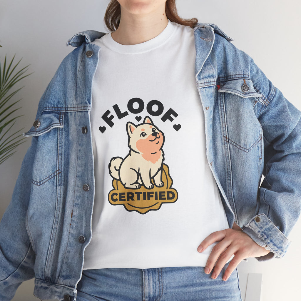 Floof Certified — Cute Cream Shiba Inu Tee | Petsy Square