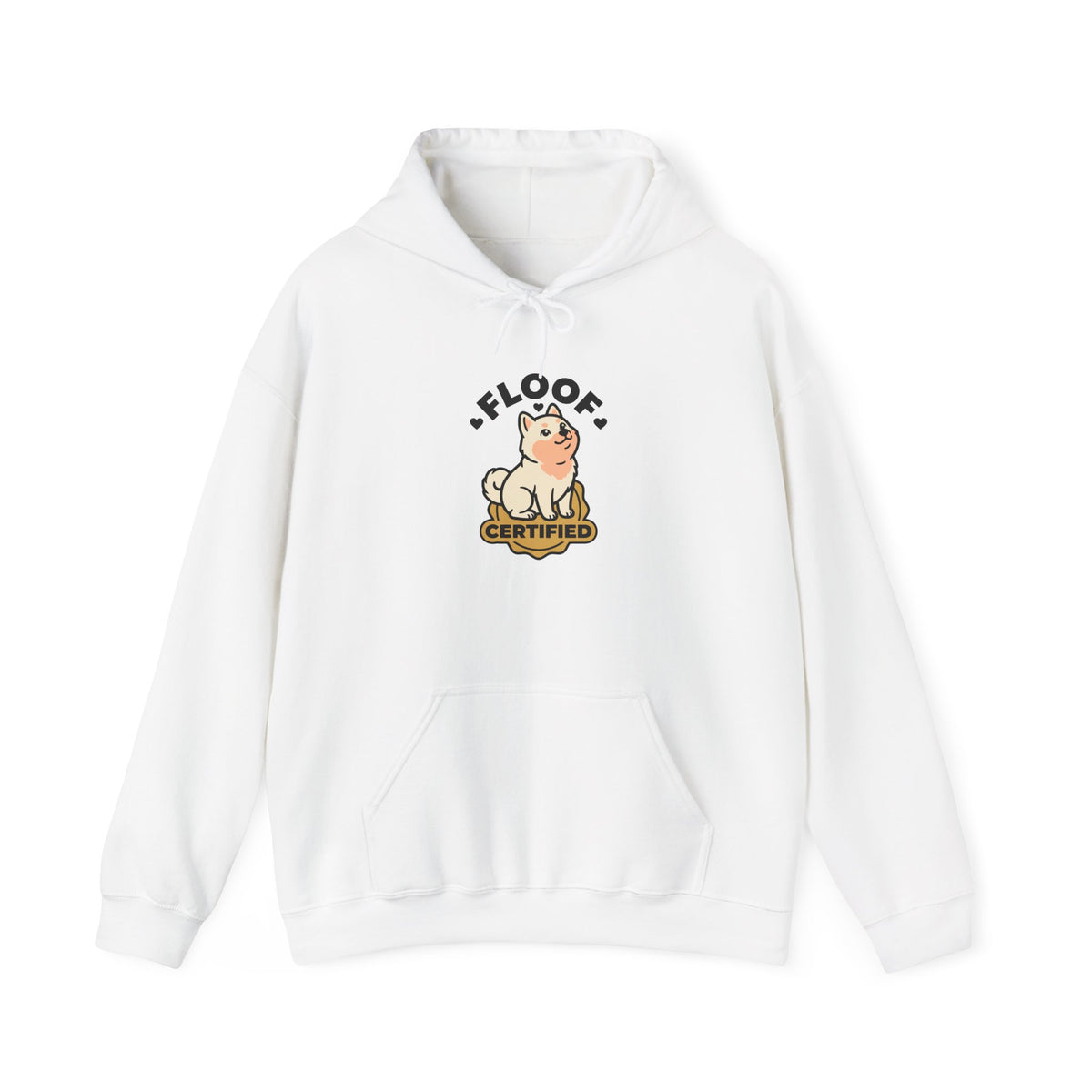 Floof Certified — Cozy Cream Shiba Inu Hoodie | Petsy Square
