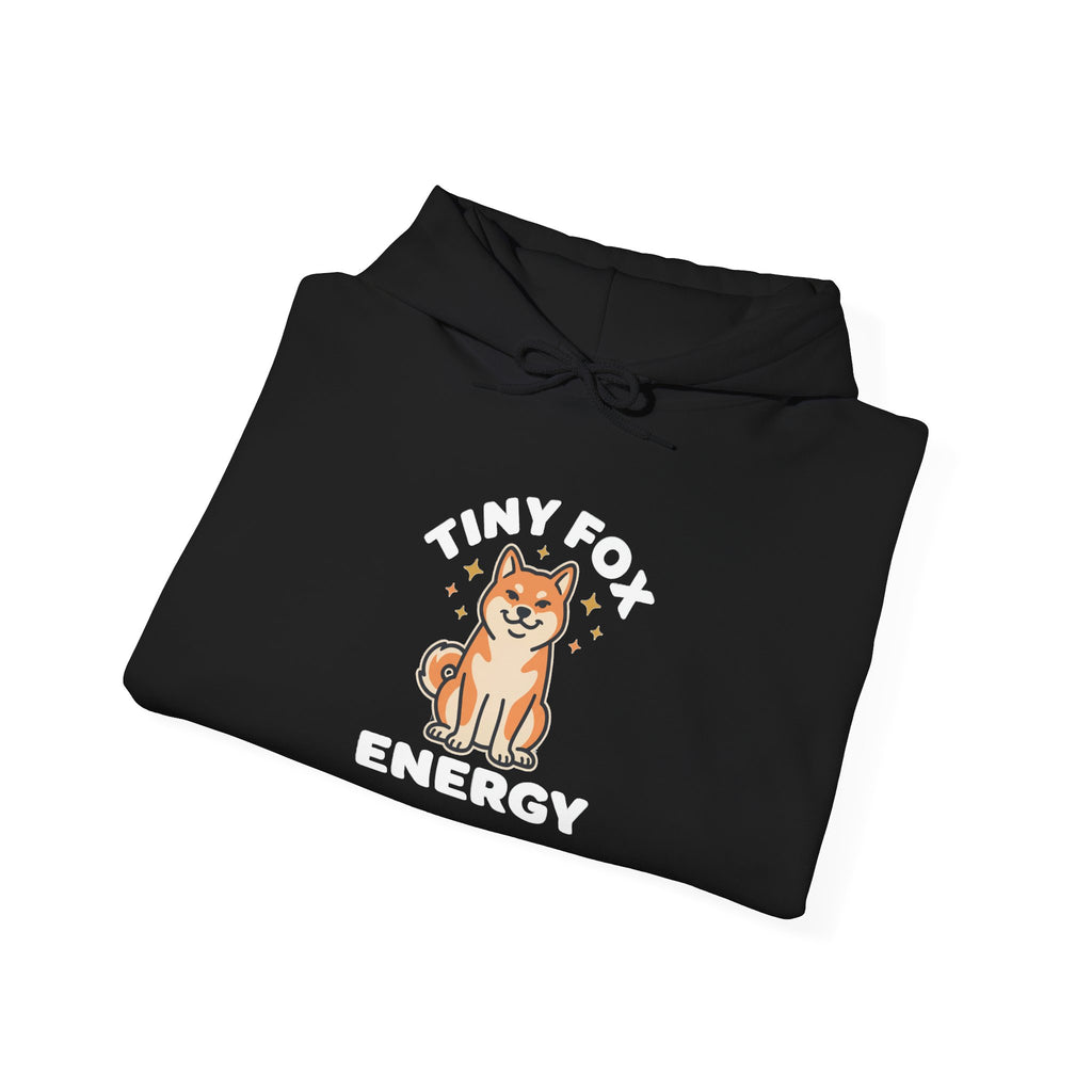 Tiny Fox Energy — Cozy Shiba Inu Hoodie | Petsy Square