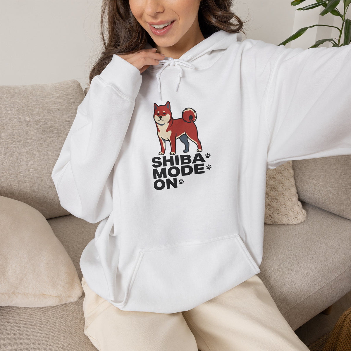 Shiba Mode On — Cozy Shiba Inu Dog Hoodie | Petsy Square
