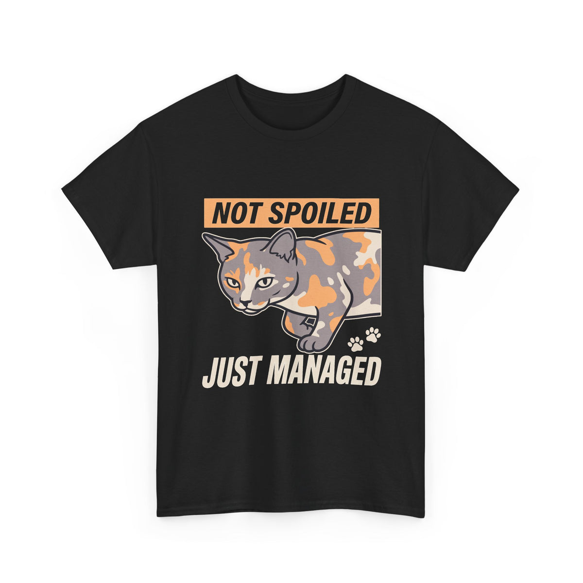 Not Spoiled Just Managed — Funny Cat Lover Tee | Petsy Square