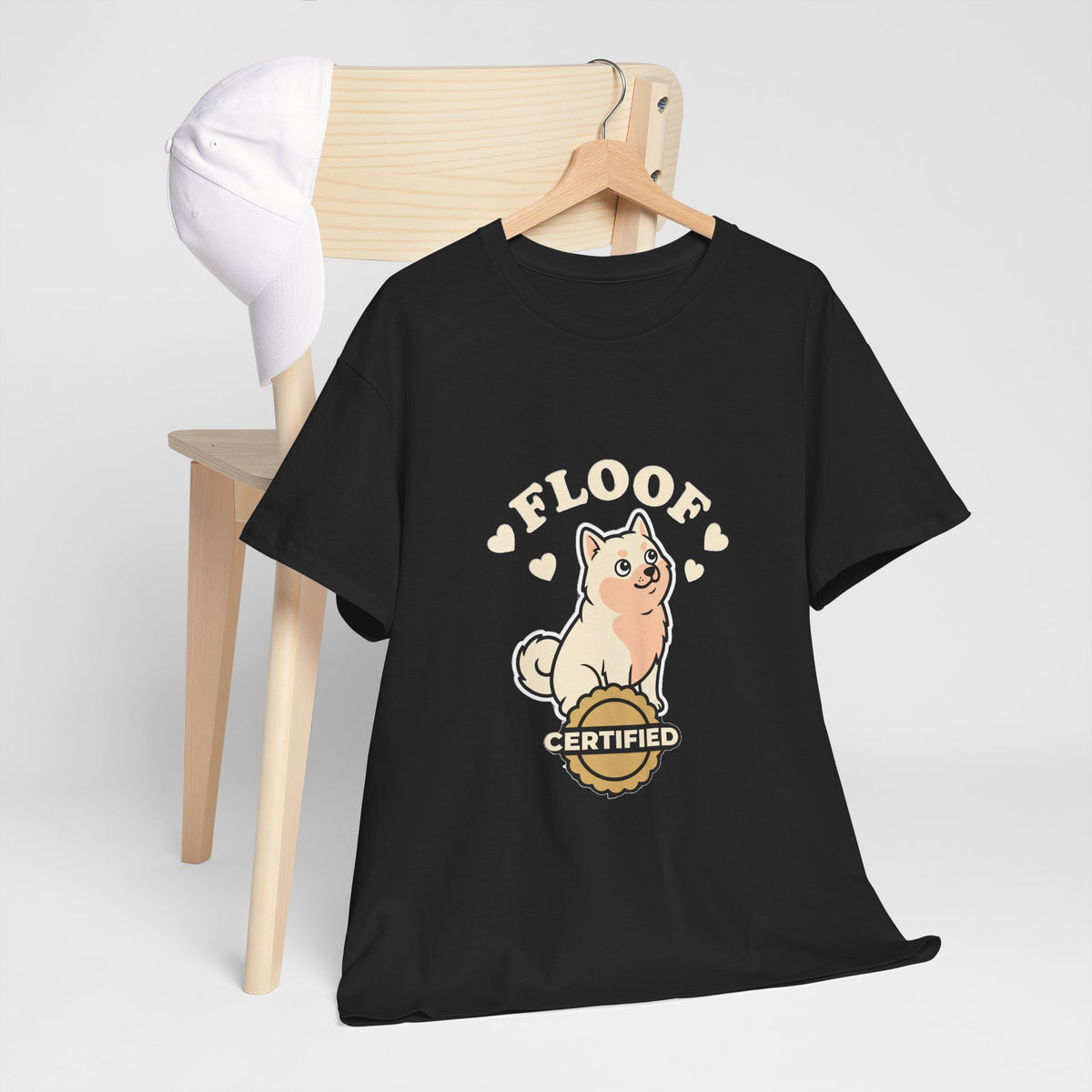 Floof Certified — Cute Cream Shiba Inu Tee | Petsy Square