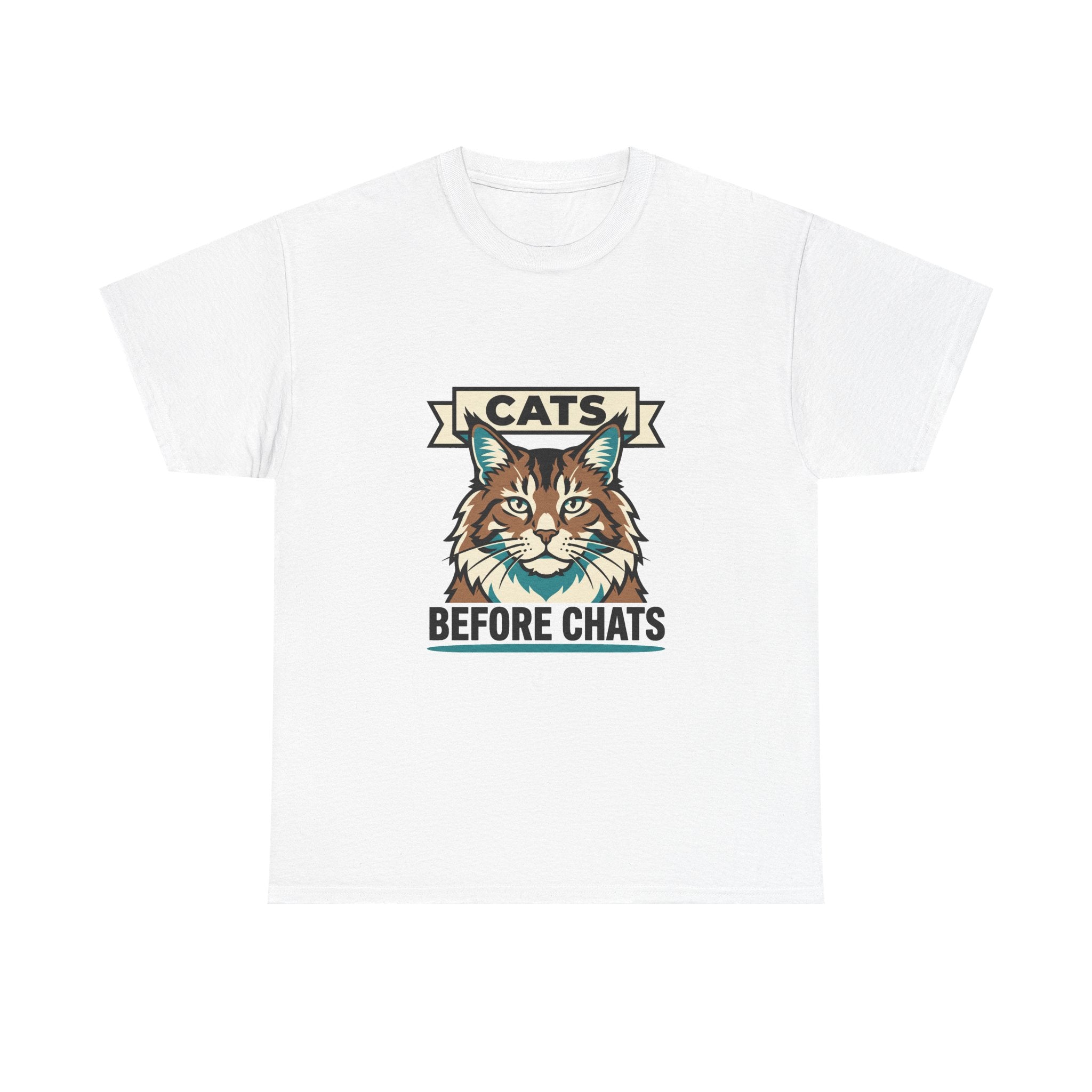 Cats Before Chats — Funny Introvert Cat Lover Tee | Petsy Square