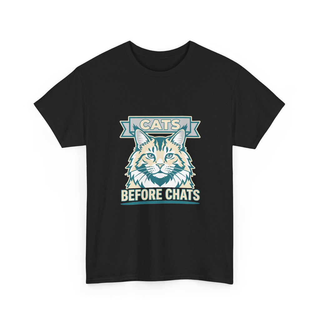 Cats Before Chats — Funny Introvert Cat Lover Tee | Petsy Square
