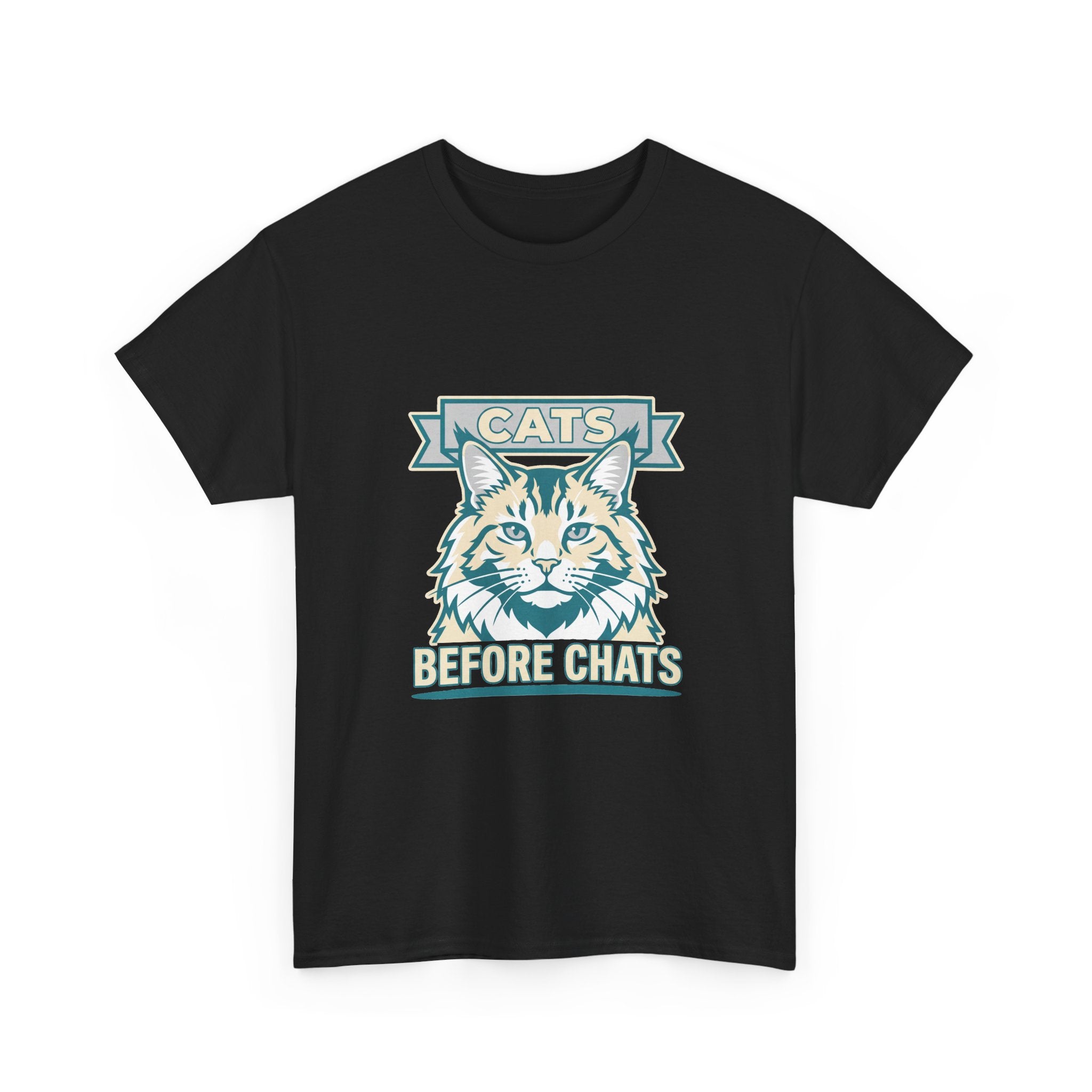 Cats Before Chats — Funny Introvert Cat Lover Tee | Petsy Square