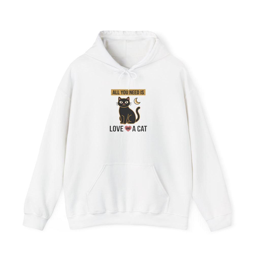 All You Need Is Love And A Cat — Cozy Cat Lover Hoodie | Petsy Square