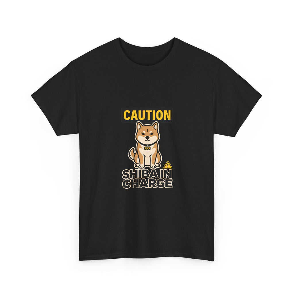 Caution Shiba In Charge — Funny Shiba Inu Dog Lover Tee | Petsy Square