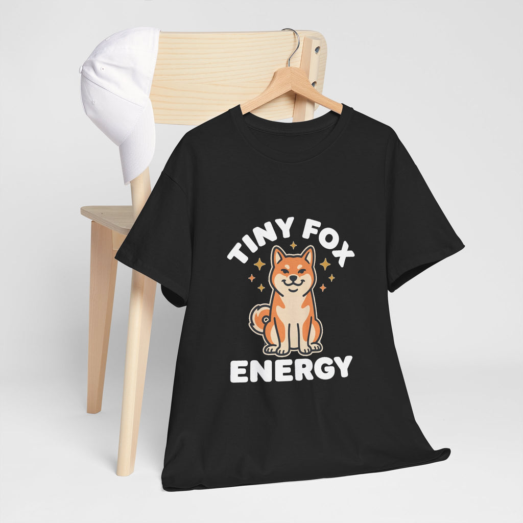 Tiny Fox Energy — Funny Shiba Inu Tee | Petsy Square