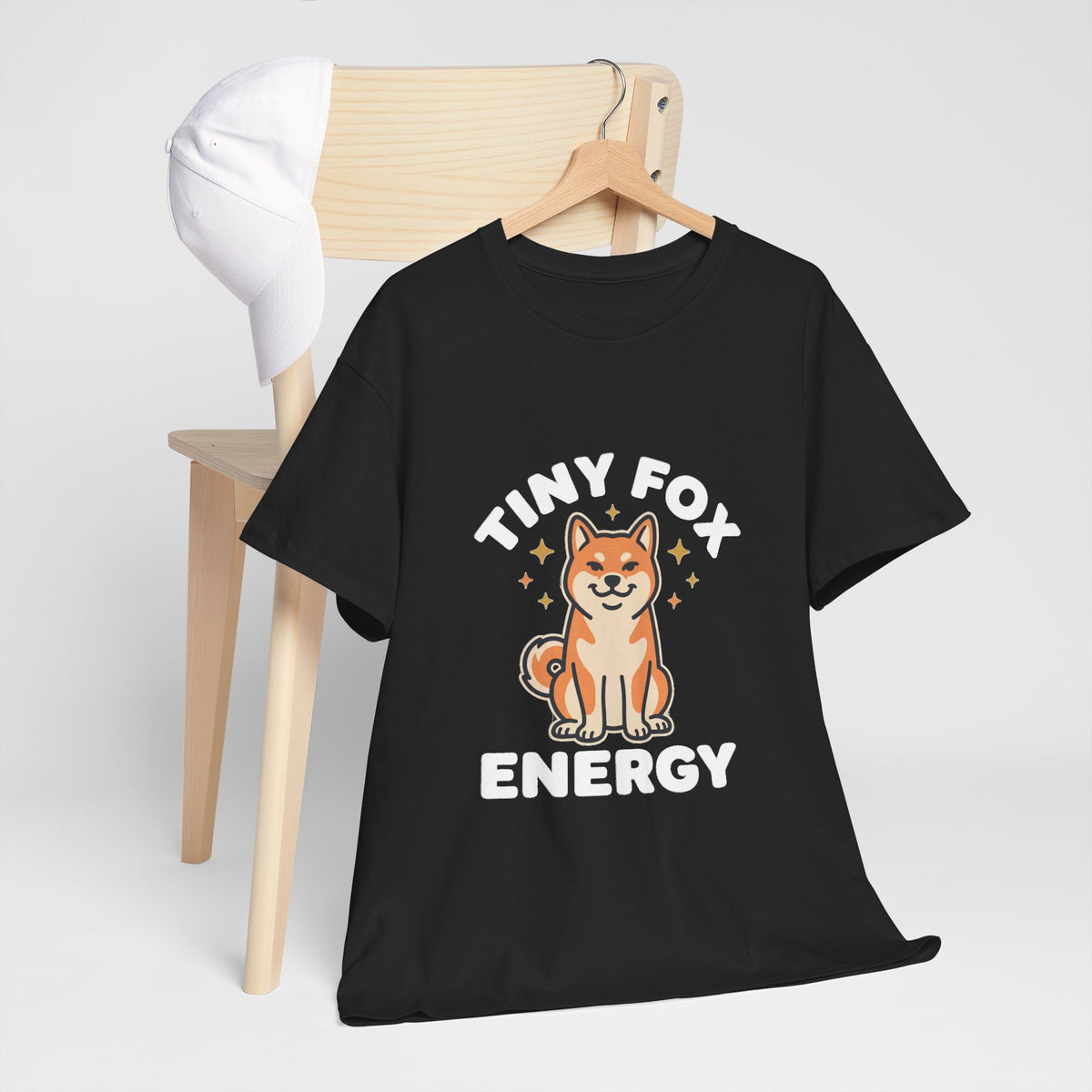 Tiny Fox Energy — Funny Shiba Inu Tee | Petsy Square
