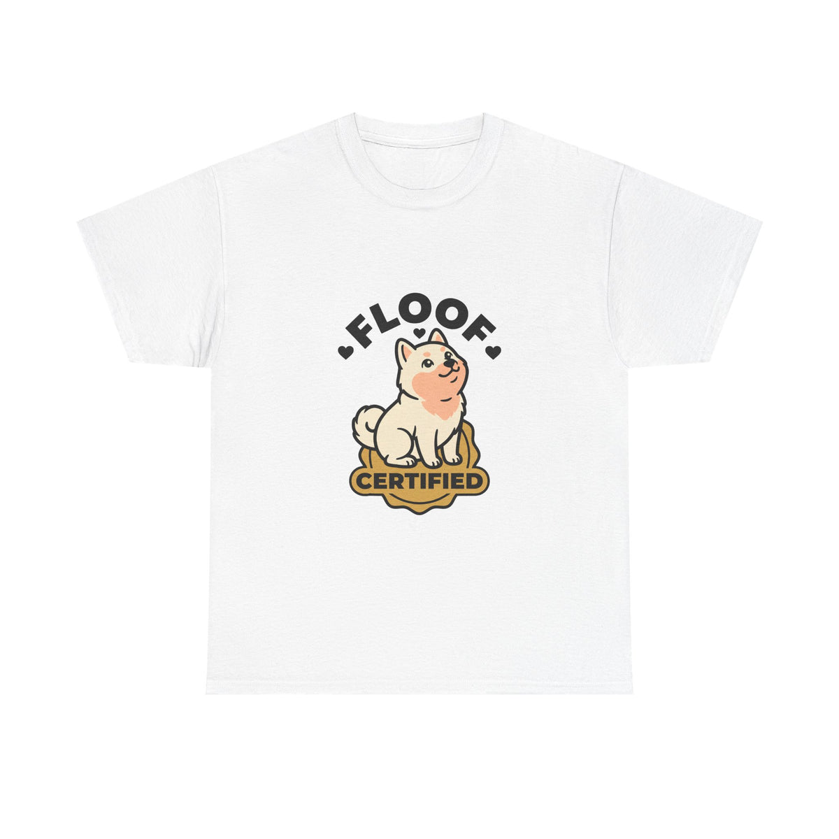 Floof Certified — Cute Cream Shiba Inu Tee | Petsy Square