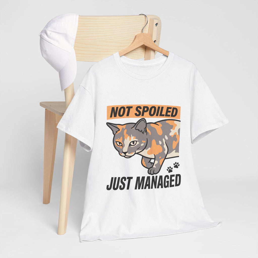 Not Spoiled Just Managed — Funny Cat Lover Tee | Petsy Square