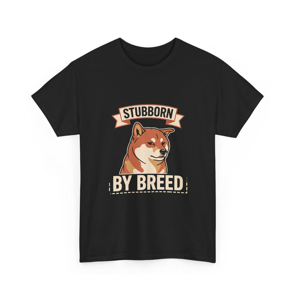 Stubborn By Breed — Funny Shiba Inu Tee | Petsy Square