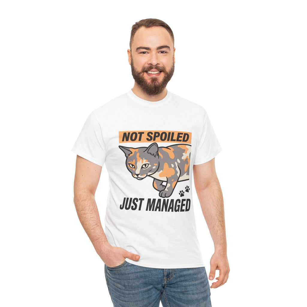 Not Spoiled Just Managed — Funny Cat Lover Tee | Petsy Square
