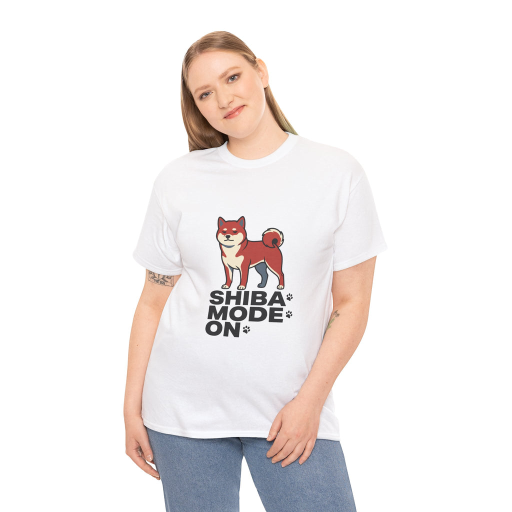 Shiba Mode On — Funny Shiba Inu Dog Tee | Petsy Square