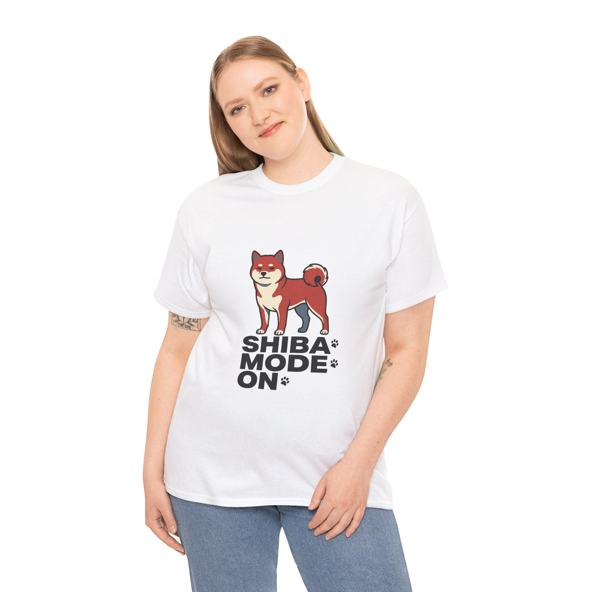 Shiba Mode On — Funny Shiba Inu Dog Tee | Petsy Square