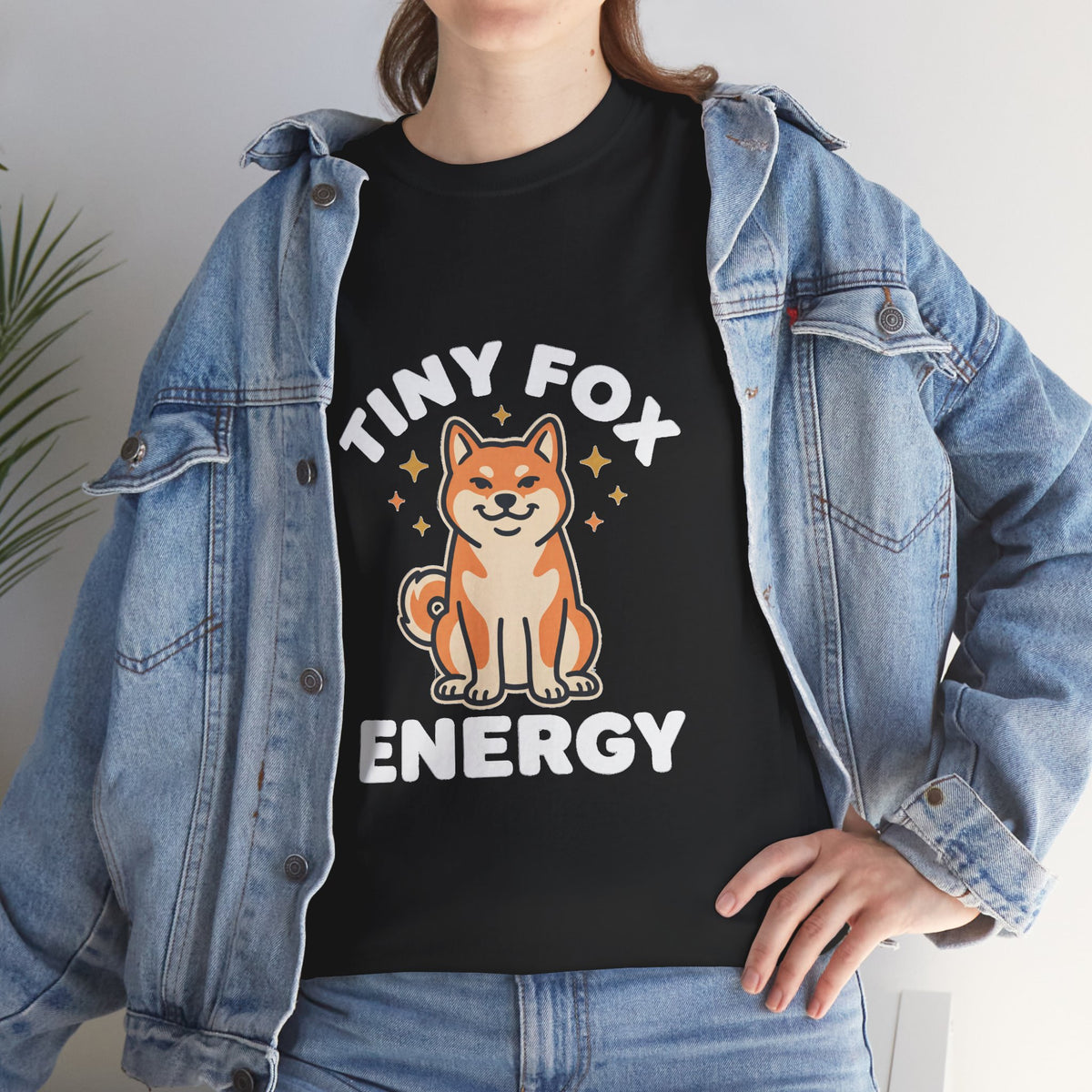 Tiny Fox Energy — Funny Shiba Inu Tee | Petsy Square