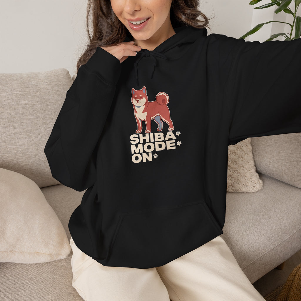 Shiba Mode On — Cozy Shiba Inu Dog Hoodie | Petsy Square