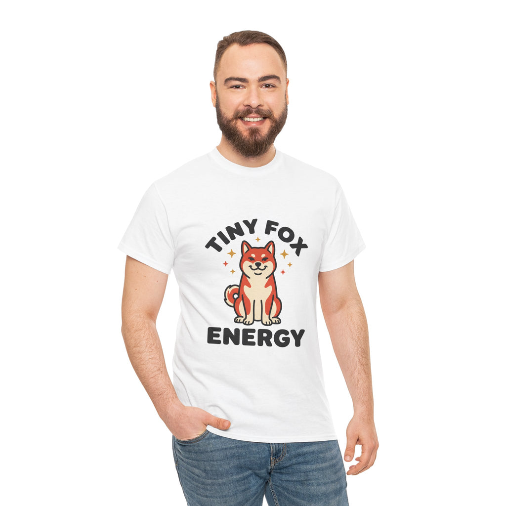 Tiny Fox Energy — Funny Shiba Inu Tee | Petsy Square