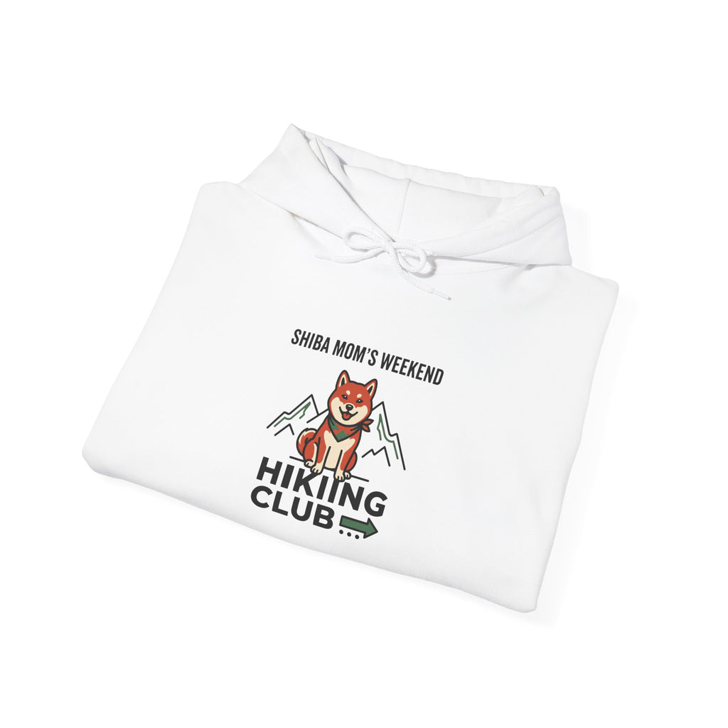 Shiba Mom's Weekend Hiking Club — Cozy Shiba Inu Hoodie | Petsy Square