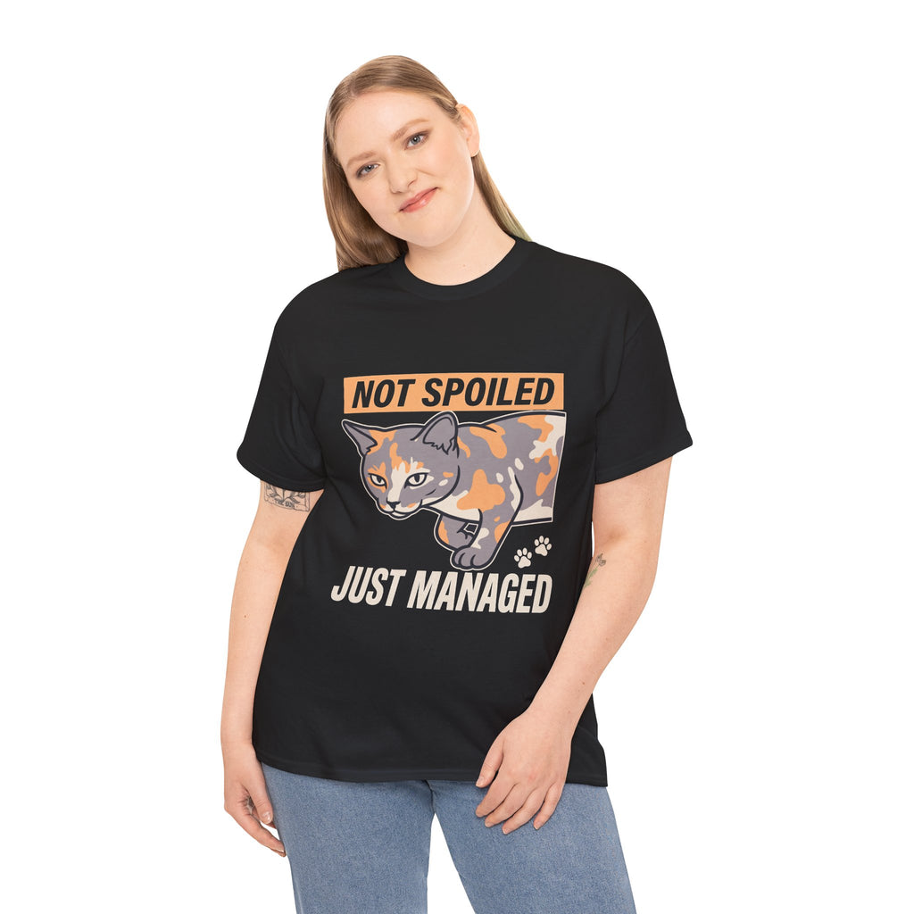 Not Spoiled Just Managed — Funny Cat Lover Tee | Petsy Square