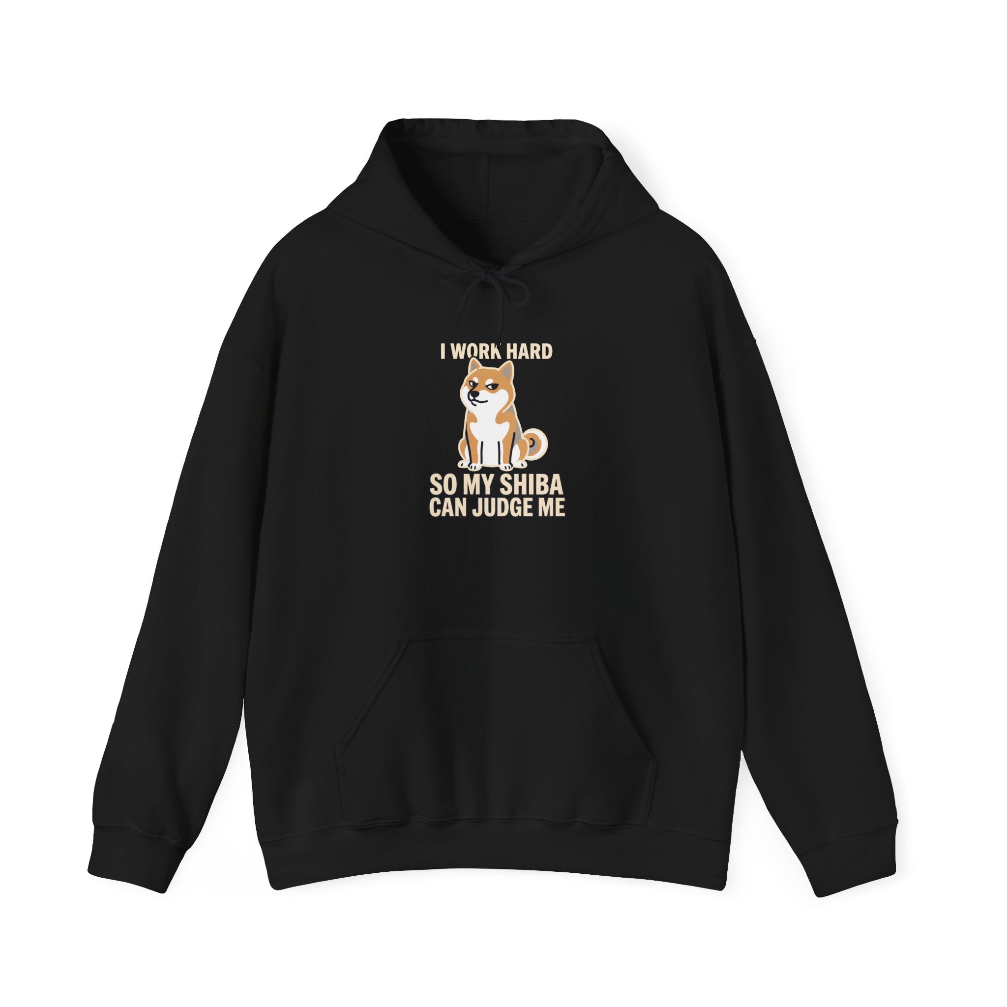 I Work Hard So My Shiba Can Judge Me — Cozy Shiba Hoodie | Petsy Square