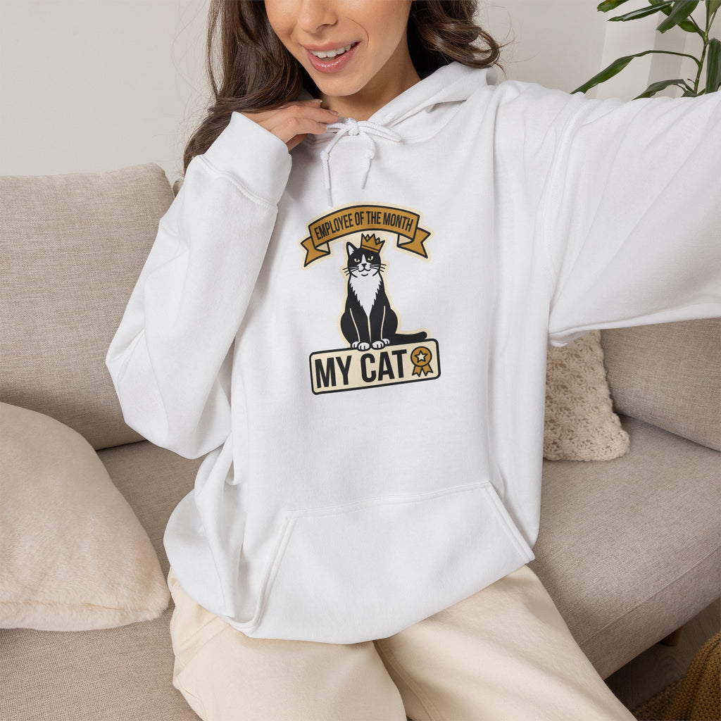 Employee Of The Month: My Cat — Cozy Cat Hoodie | Petsy Square