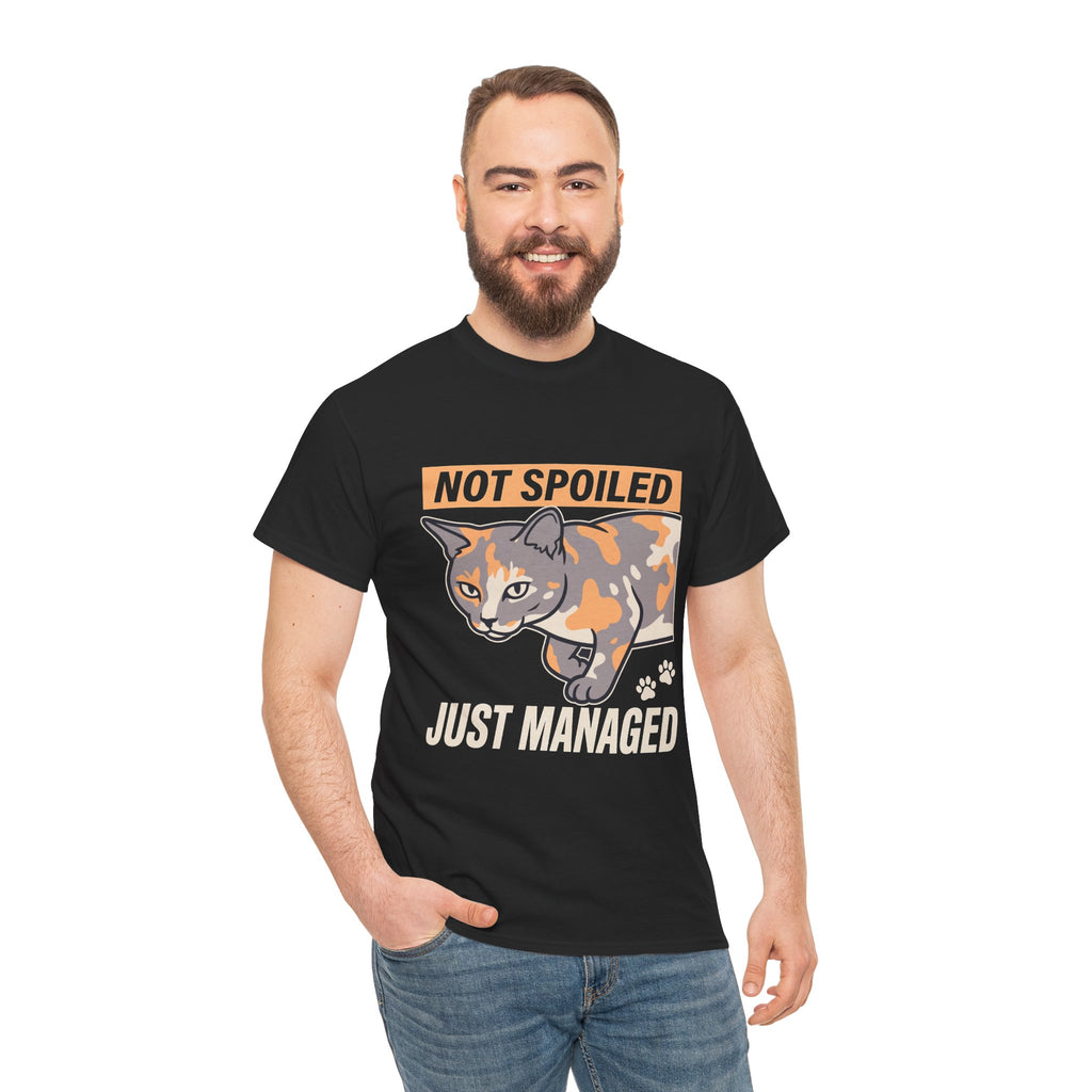 Not Spoiled Just Managed — Funny Cat Lover Tee | Petsy Square