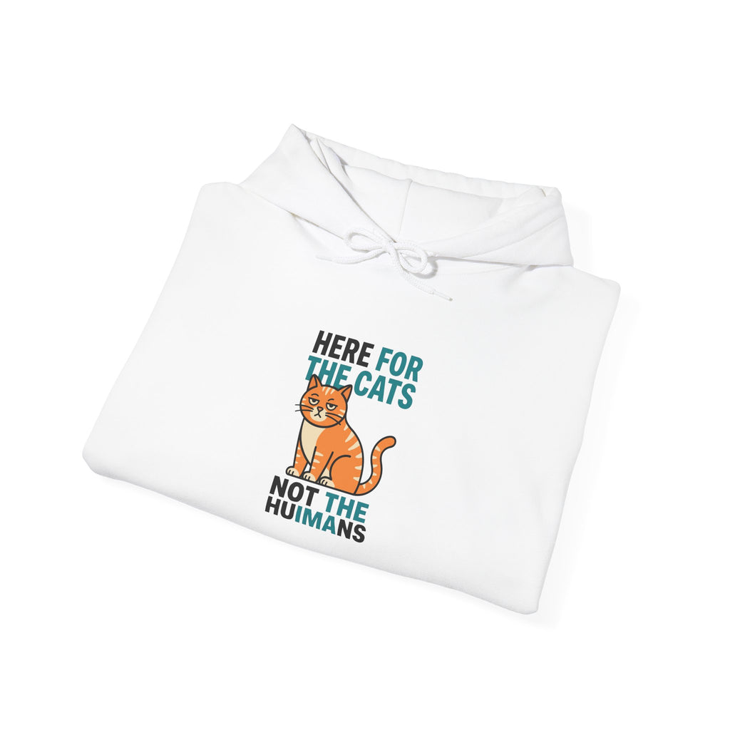 The Cats Not The Humans — Cozy Cat Lover Hoodie | Petsy Square