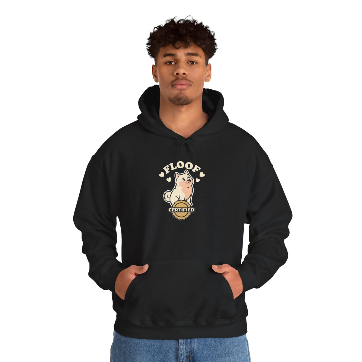 Floof Certified — Cozy Cream Shiba Inu Hoodie | Petsy Square