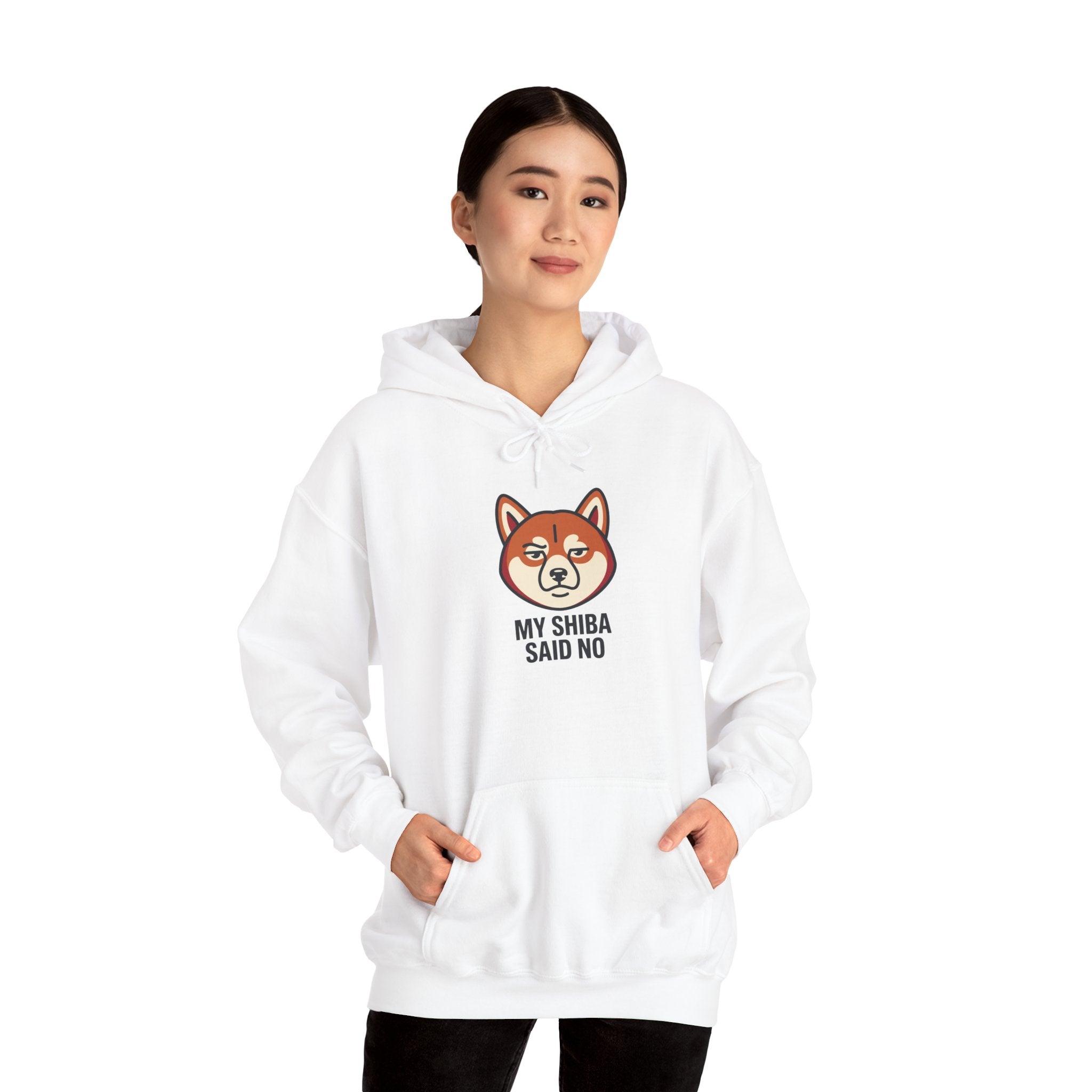 My Shiba Said No — Funny Shiba Inu Dog Lover Hoodie | Petsy Square