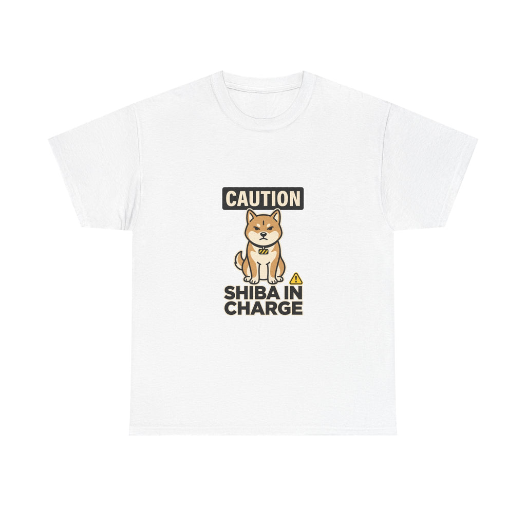 Caution Shiba In Charge — Funny Shiba Inu Dog Lover Tee | Petsy Square